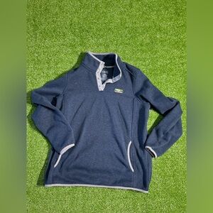 L.L Bean Snap T Fleece Pullover Mens Size Large